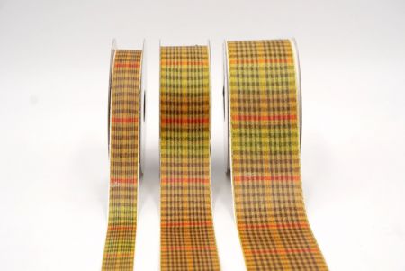 Senf und Orange Bezirkskaromusterband_AI